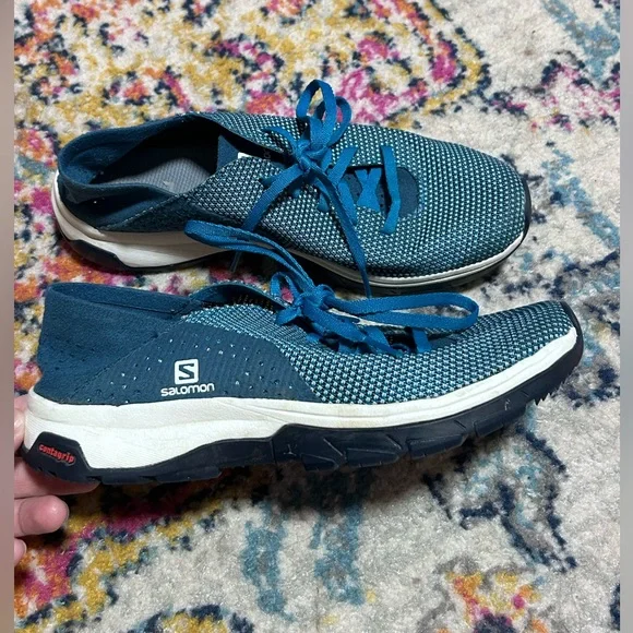 Salomon | Womens Tech Lite Walking Shoes Blue Size 6 - Picture 4 of 8